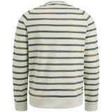 Crewneck yd stripe terry