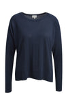 Pullover with roundneck and raglan 1/1 sleeves