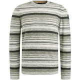 R-neck cotton stripe