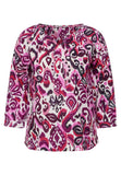 Tunika Bluse mit Print