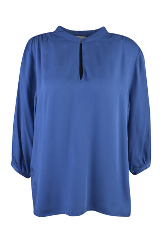 Blouse with 3/4 sleeves and gathering