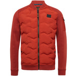 Zip Jacket Terry Mixed Padded Nylo