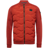 Zip Jacket Terry Mixed Padded Nylo